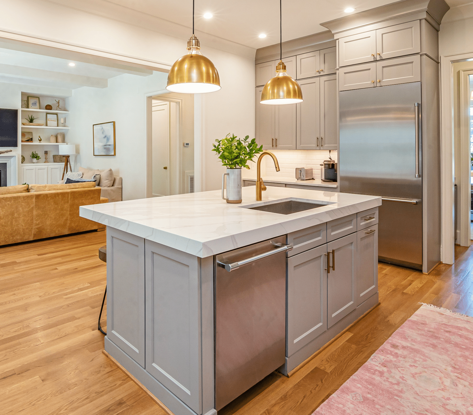 Kitchen floor remodel Nashville